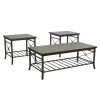 47.6 in. Retro 3-Piece Gray Rectangle Wood Coffee Table Set End Table Set with Shelves and MDF Tabletop by Tidoin 1 47.6 in. Retro 3-Piece Gray Rectangle Wood Coffee Table Set End Table Set with Shelves and MDF Tabletop by Tidoin -Cheap Tidoin Store gray tidoin coffee tables cysh ydw4 931 64 1000