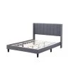 83.5 in. W Gray Wood Frame Platform Bed with Fabric Headboard by Tidoin 2 83.5 in. W Gray Wood Frame Platform Bed with Fabric Headboard by Tidoin -Cheap Tidoin Store gray tidoin platform beds jus ydw8 4525 64 1000