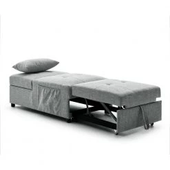 72 in. Width 4 in 1-Gray Fabric Single Extensible Sofa Bed with Adjustable Height Sofa Back by Tidoin -Cheap Tidoin Store gray tidoin sofa beds cysh ydw4 038 4f 1000