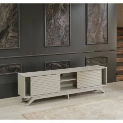 Modern 67 in. Wood Gray TV Stand with 2 Doors Fits TV's up to 70 in. by Tidoin 12 Modern 67 in. Wood Gray TV Stand with 2 Doors Fits TV's up to 70 in. by Tidoin -Cheap Tidoin Store gray tidoin tv stands fur ydb0 494 77 1000