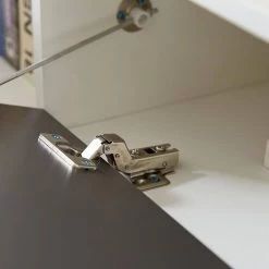 Modern 63 in. Wood Gray TV Stand with 3 Doors Fits TV's up to 65 in. with LED Light by Tidoin -Cheap Tidoin Store gray tidoin tv stands jxy ydw6s 019 4f 1000