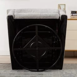 Swivel Rocker Chenille Fabric Manual Recliner Theater Sofa Chair for Living Room,Light Gray by Magic Home -Cheap Tidoin Store light gray magic home recliners cs pp195587daa 44 1000