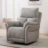 Swivel Rocker Chenille Fabric Manual Recliner Theater Sofa Chair for Living Room,Light Gray by Magic Home -Cheap Tidoin Store light gray magic home recliners cs pp195587daa 64 1000