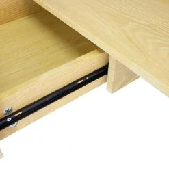 43.3 in. Rectangular Light Wood 1-Drawer Computer Desk Office Table with Foot Rack by Tidoin -Cheap Tidoin Store light wood tidoin computer desks fm ydw8 3804 4f 1000