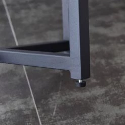 17.32 in. W Black Mental Frame Modern Round Side Table With Faux Marble Color Top by Magic Home -Cheap Tidoin Store marble magic home end side tables cs w24723153 1f 1000