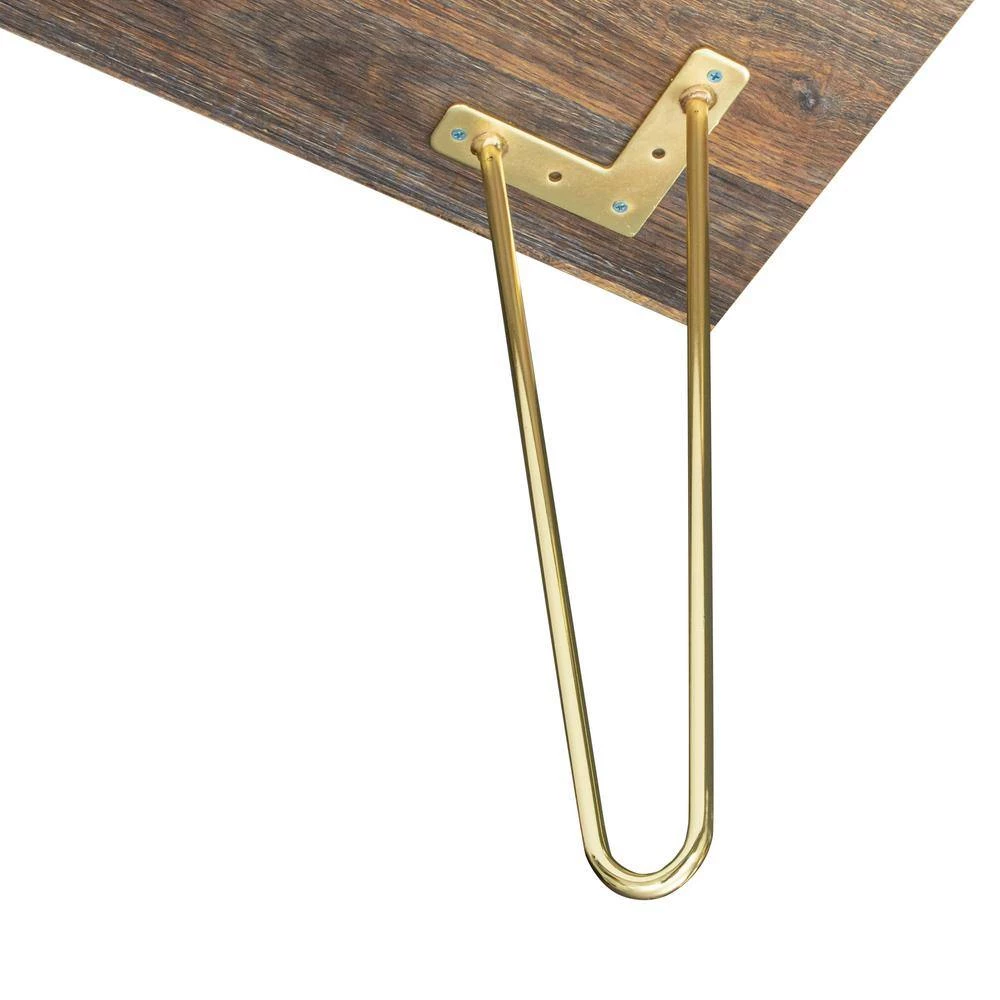 41.73 in. Wood Medium Wood with 2-Open Storage Drawers Fits TV's up to 45 in. with Metal Legs by Tidoin 8 41.73 in. Wood Medium Wood with 2-Open Storage Drawers Fits TV's up to 45 in. with Metal Legs by Tidoin - Image 6