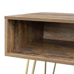 41.73 in. Wood Medium Wood with 2-Open Storage Drawers Fits TV's up to 45 in. with Metal Legs by Tidoin 17 41.73 in. Wood Medium Wood with 2-Open Storage Drawers Fits TV's up to 45 in. with Metal Legs by Tidoin -Cheap Tidoin Store medium wood tidoin tv stands js ydw3 3154 fa 1000