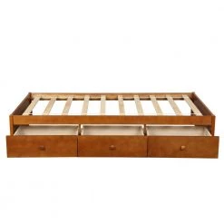 Oak Color Twin Size Platform Storage Bed with 3 Drawers by Magic Home 16 Oak Color Twin Size Platform Storage Bed with 3 Drawers by Magic Home -Cheap Tidoin Store oak magic home platform beds cs wf193634aal 66 1000