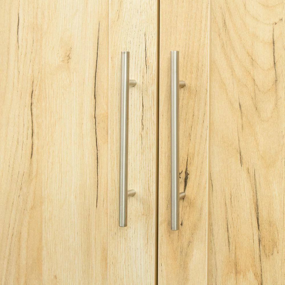 Modern 70.87 in. H Oak Freestanding Kitchen Cabinet Accent Storage Cabinet with 2 Doors and 4 Shelves by Tidoin 11 Modern 70.87 in. H Oak Freestanding Kitchen Cabinet Accent Storage Cabinet with 2 Doors and 4 Shelves by Tidoin - Image 9