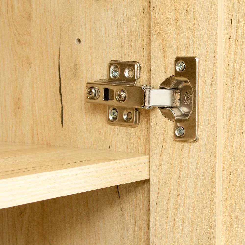 Modern 70.87 in. H Oak Freestanding Kitchen Cabinet Accent Storage Cabinet with 2 Doors and 4 Shelves by Tidoin 10 Modern 70.87 in. H Oak Freestanding Kitchen Cabinet Accent Storage Cabinet with 2 Doors and 4 Shelves by Tidoin - Image 8