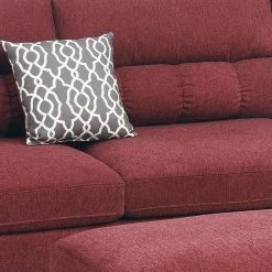 107 in. 3-Piece Polyester L Shape Sectional Sofa Set in Red with Storage Ottoman by Magic Home -Cheap Tidoin Store red magic home kitchen dining tables c11 hs00 f6419 1f 1000