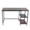 Rustic Brown 47 in. Rectangular Computer Desk with 2 Shelves by Tidoin -Cheap Tidoin Store rustic brown tidoin computer desks gc ydb0 9980 64 1000