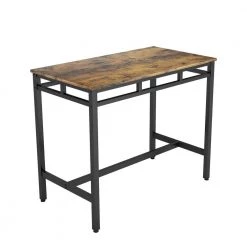 Modern 5-Piece Rectangular Rustic Brown Wood Top Dining Sets Seats 4 by Tidoin -Cheap Tidoin Store rustic brown tidoin dining room sets jhx ydw1 0680 1f 1000