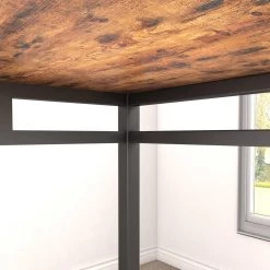 Modern 3-Piece Rectangular Rustic Brown Wood Top Dining Sets Seats 4 by Tidoin -Cheap Tidoin Store rustic brown tidoin dining room sets jhx ydw1 0715 44 1000