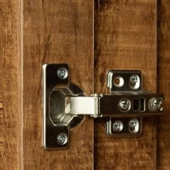 Modern 70.87 in. H Walnut Freestanding Kitchen Cabinet Accent Storage Cabinet with 2 Doors and 4 Shelves by Tidoin -Cheap Tidoin Store walnut tidoin accent cabinets js ydw3 0074 76 1000