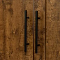 Modern 70.87 in. H Walnut Freestanding Kitchen Cabinet Accent Storage Cabinet with 2 Doors and 4 Shelves by Tidoin -Cheap Tidoin Store walnut tidoin accent cabinets js ydw3 0078 76 1000