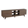 Modern 67 in. Wood Walnut TV Stand with 2 Storage Shelves and 2 Doors Fits TV's up to 70 in. by Tidoin -Cheap Tidoin Store walnut tidoin tv stands fur ydb0 491 64 1000