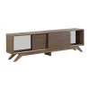 Modern 67 in. Wood Walnut TV Stand with 2 Doors Fits TV's up to 70 in. by Tidoin -Cheap Tidoin Store walnut tidoin tv stands fur ydb0 495 64 1000