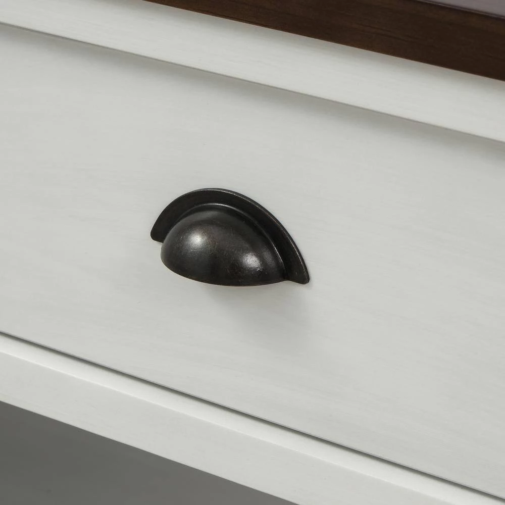 38.2 in. L White and Brown 18 in. H Rectangle Solid Wood Lift Top Coffee Table with 1 Build in Drawer and 1-Shelf by Magic Home 9 38.2 in. L White and Brown 18 in. H Rectangle Solid Wood Lift Top Coffee Table with 1 Build in Drawer and 1-Shelf by Magic Home - Image 7