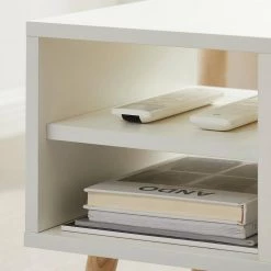 43.31 in. Storage Computer Accent Coffee Table with Liftable Top,White by Magic Home -Cheap Tidoin Store white magic home coffee tables cs w52322757 31 1000