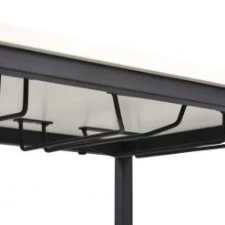 39.3 in. L White Freestanding Kitchen Metal Wine Bar Cabinet Console Table Buffet Table with Glass Holder by Magic Home 22 39.3 in. L White Freestanding Kitchen Metal Wine Bar Cabinet Console Table Buffet Table with Glass Holder by Magic Home -Cheap Tidoin Store white magic home console tables cs wf191267aak 76 1000