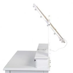 Classic Makeup Dressing Vanity Jewelry Armoire Set with Removeable 360° Rotating LED Mirror and Stool, White by Magic Home -Cheap Tidoin Store white magic home makeup vanities cs w1041p0969 76 1000