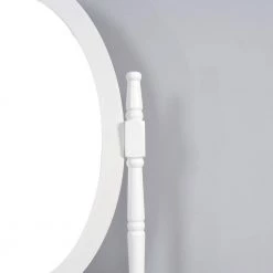 Classic Makeup Dressing Vanity Jewelry Armoire Set with RotaTable Mirror and Stool in White 31 x16 x 53 in by Magic Home -Cheap Tidoin Store white magic home makeup vanities cs w40936033 1f 1000