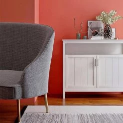 White Kitchen Storage Sideboard and Buffet Server Cabinet with 2-Shelves by Magic Home -Cheap Tidoin Store white magic home sideboards buffet tables cs w28209580 31 1000