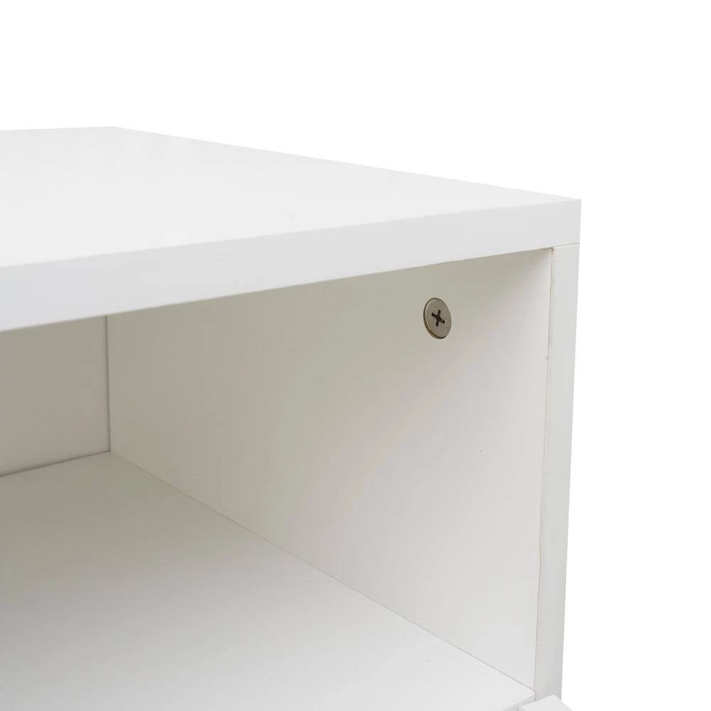 13.8 in. High-Gloss LED White TV Stand TV Console with 20 Colors LED Lights Fits TV's up to 55 in. by Magic Home 11 13.8 in. High-Gloss LED White TV Stand TV Console with 20 Colors LED Lights Fits TV's up to 55 in. by Magic Home - Image 9