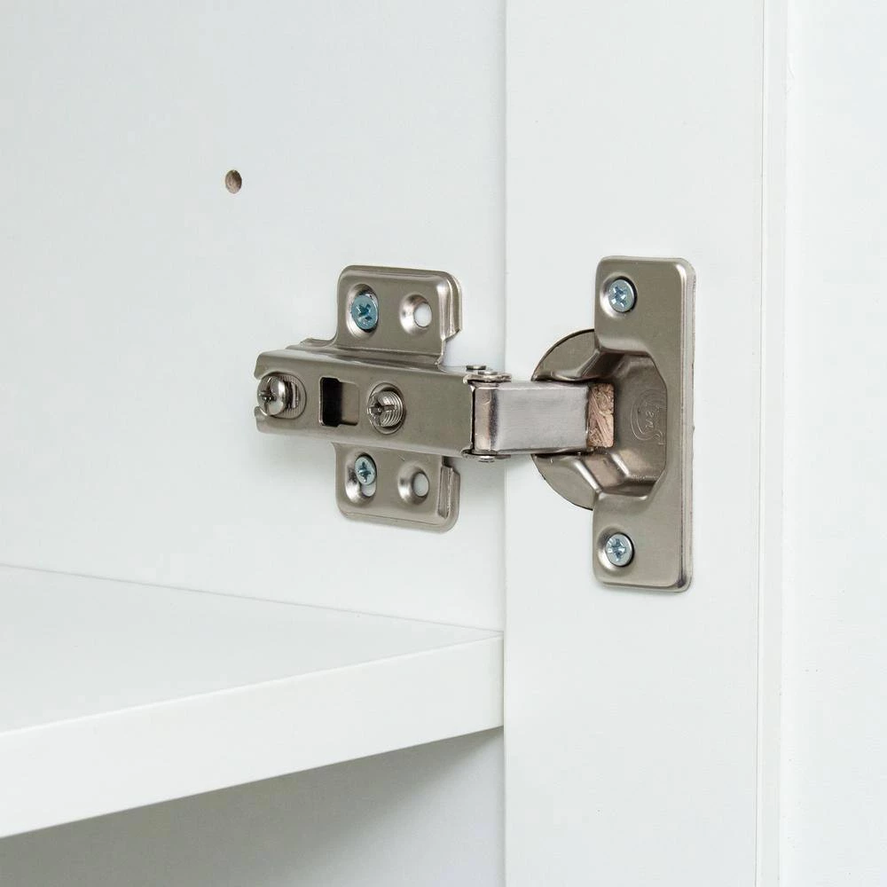 Modern 70.87 in. H White Freestanding Kitchen Cabinet Accent Storage Cabinet with 2 Doors and 4 Shelves by Tidoin 9 Modern 70.87 in. H White Freestanding Kitchen Cabinet Accent Storage Cabinet with 2 Doors and 4 Shelves by Tidoin - Image 7