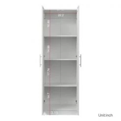 Modern 70.87 in. H White Freestanding Kitchen Cabinet Accent Storage Cabinet with 2 Doors and 4 Shelves by Tidoin 15 Modern 70.87 in. H White Freestanding Kitchen Cabinet Accent Storage Cabinet with 2 Doors and 4 Shelves by Tidoin -Cheap Tidoin Store white tidoin accent cabinets js ydw3 0080 c3 1000