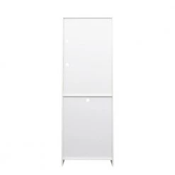 Modern 71.65 in. H White Freestanding Kitchen Cabinet Accent Storage Cabinet with 2 Doors, 4 Shelves and LED Lights by Tidoin -Cheap Tidoin Store white tidoin accent cabinets js ydw3 0091 44 1000