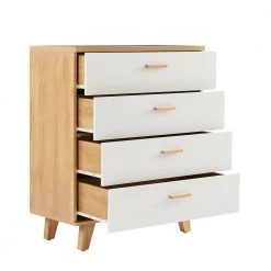 Modern 15.7 in. D x 31.5 in. W x 37.8 in. H White Wood Storage Cabinet with 4-Drawers by Tidoin -Cheap Tidoin Store white tidoin accent cabinets jxy ydw6s 004 77 1000