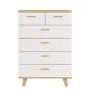 Modern 15.7 in. D x 31.5 in. W x 45.5 in. H White Wood Storage Cabinet with 6-Drawers by Tidoin -Cheap Tidoin Store white tidoin accent cabinets jxy ydw6s 005 64 1000