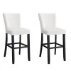BX-Box 45.75 in. White High Back Upholstered Bar Stool with Leather Seat (Set of 2) by Tidoin -Cheap Tidoin Store white tidoin bar stools lzx ydgb 31wt 64 1000