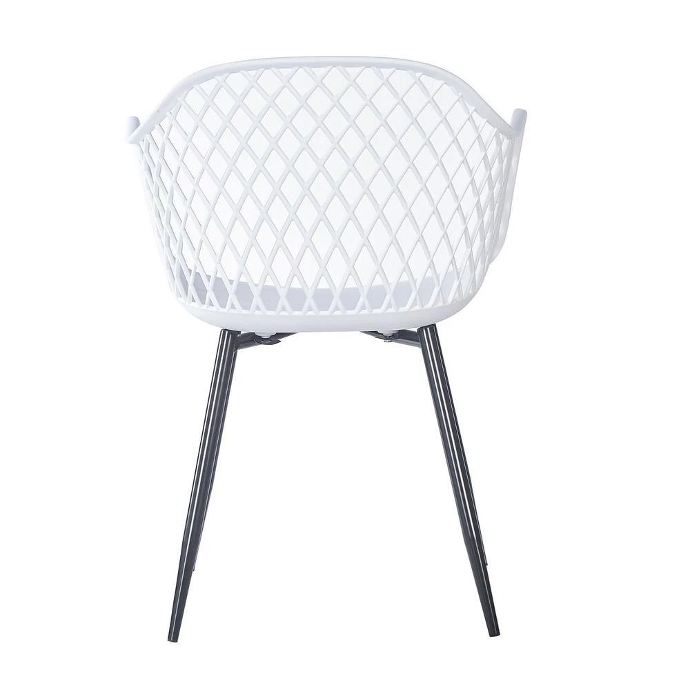 BX-Box Modern White Metal High Back Dining Chair (Set of 2) by Tidoin 8 BX-Box Modern White Metal High Back Dining Chair (Set of 2) by Tidoin - Image 6