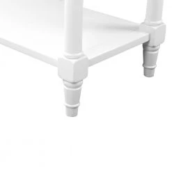 35.43 in. W White 30.31 in. H Rectangle Wood Top Side Table with 2-Drawers and 1-Shelf by Tidoin -Cheap Tidoin Store white tidoin end side tables lxz ydsf 04wt 1f 1000