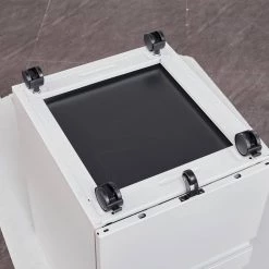 Modern 15.35 in. D x 19.69 in. W x 24.41 in. H White Metal File Cabinet with 3 Drawers by Tidoin -Cheap Tidoin Store white tidoin file cabinets db ydw5 2047 4f 1000