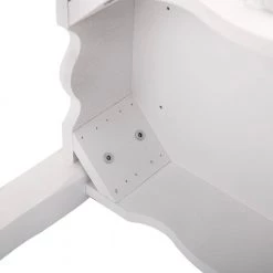 Modern 15.7 in. D x 29.5 in. W x 56.3 in. H White Wood Vanity Set with 4 Drawers, Mirror and Stool by Tidoin 18 Modern 15.7 in. D x 29.5 in. W x 56.3 in. H White Wood Vanity Set with 4 Drawers, Mirror and Stool by Tidoin -Cheap Tidoin Store white tidoin makeup vanities mz ydw1 9665 76 1000