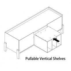 49.6 in. White TV Stand Console Table with 2-Doors and 3 Shelves Fits TV's up to 55 in. by Tidoin 16 49.6 in. White TV Stand Console Table with 2-Doors and 3 Shelves Fits TV's up to 55 in. by Tidoin -Cheap Tidoin Store white tidoin tv stands fm ydw8 3899 4f 1000
