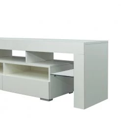 Modern 63 in. Wood White TV Stand Console Table with 2-Drawers Fits TV's up to 65 in. by Tidoin -Cheap Tidoin Store white tidoin tv stands js ydw3 3139 44 1000