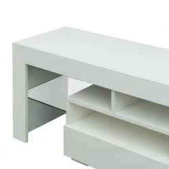 Modern 63 in. Wood White TV Stand Console Table with 2-Drawers Fits TV's up to 65 in. by Tidoin -Cheap Tidoin Store white tidoin tv stands js ydw3 3139 fa 1000