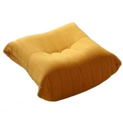 3-Piece Yellow Teddy Velvet Lazy Sofa Living Room Set with 1 Seater, 2 Seater and Ottoman by Magic Home -Cheap Tidoin Store yellow magic home sectional sofas cs wy000015eaa 1f 1000
